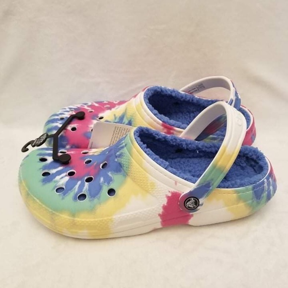 CROCS Shoes Mens 1 Classic Lined Tie Dye Croc Poshmark